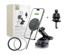 Tech-Protect MM15W-V7 QI2 Car Holder with Inductive Charger – Juodas