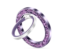 Tech-Protect MMR200 magnetinis laikiklis / ring su MagSafe – violetinės spalvos su crystals