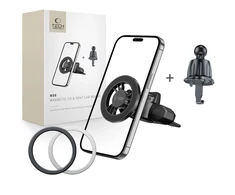 Tech-Protect N56 Magnetinis MafSafe automobilio laikiklis CD lizdo laikiklis - Juodas