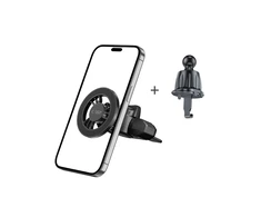 Tech-Protect N56 Magnetinis MafSafe automobilio laikiklis CD lizdo laikiklis - Juodas