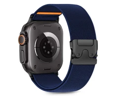 Tech-Protect Nylon apyrankė Apple Watch 44 / 45 / 46 / 49 mm – mėlynos spalvos