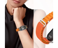 Tech-Protect Nylon Pro apyrankė skirta Xiaomi Smart Band 8 / 9 / 10 / NFC – žalios spalvos