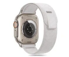 Tech-Protect nylon Stripe Apple Watch 6 / 7 / 8 / 9 / 10 / SE / Ultra 1 / 2 (44 / 45 / 46 / 49 mm) pilkos spalvos