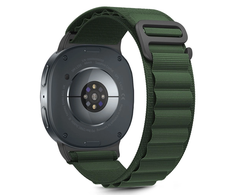 Tech-Protect Nylon Stripe apyrankė skirta Samsung Galaxy Watch 40/44/46 mm – žalios spalvos