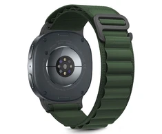 Tech-Protect Nylon Stripe apyrankė skirta Samsung Galaxy Watch 40/44/46 mm – žalios spalvos