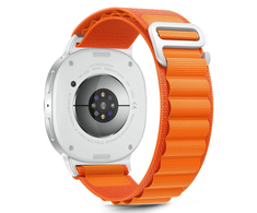 Tech-Protect Nylon Stripe apyrankė skirta Samsung Galaxy Watch 40/44/46 mm – oranžinės spalvos