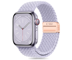 Apyrankė Apple Watch 3 / 4 / 5 / 6 / 7 / 8 / 9 / SE (38 / 40 / 41 mm) Tech-Protect Nylonmag Periwinkle violetinė