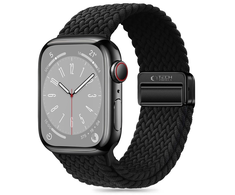 Apyrankė Apple Watch 3 / 4 / 5 / 6 / 7 / 8 / 9 / SE (38 / 40 / 41 mm) Tech-Protect Nylonmag juodas