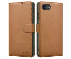 Dėklas Tech-Protect Wallet Case for iPhone 16e / 17e - Brown