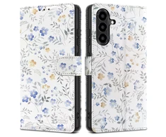 Dėklas Tech-Protect Wallet Samsung Galaxy A56 5G – Baltas Daisies