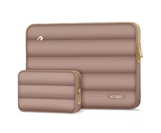 Nešiojamo kompiuterio dėklas 15″ – 16″ Tech-Protect Puffy Walnut