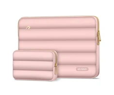 Nešiojamo kompiuterio dėklas 13″ – 14″ Tech-Protect Puffy Dusty Rose