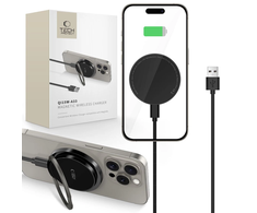 Belaidis įkroviklis 15W Magnetic MagSafe Tech-Protect QI15W-A33 juodos spalvos