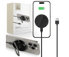 Belaidis įkroviklis 15W Magnetic MagSafe Tech-Protect QI15W-A33 juodos spalvos