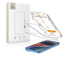 Tech-Protect Quick Set+ 2-pack tempered glass for iPhone 13 / 13 PRO / 14 / 16e / 17e