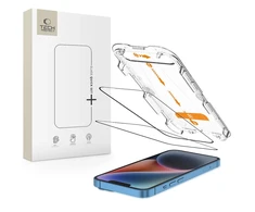 Tech-Protect Quick Set+ 2-pack tempered glass for iPhone 13 / 13 PRO / 14 / 16e / 17e