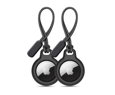 Tech-Protect Rough 2-pack Apple AirTag – dėklas telefonui juodos spalvos