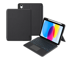 Apple iPad 10.9 (10gen) / 2022 / 11” 11 / 2025 Tech-Protect SCMag Pen + klaviatūra dėklas planšetiniam kompiuteriui juodos spalvos