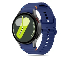 Apyrankė Samsung Galaxy Watch 4 / 5 / 5 PRO / 6 / 7 / FE Tech-Protect silikoninė Sport navy mėlynas