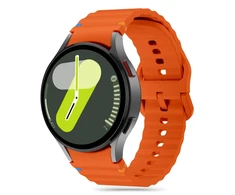 Apyrankė Samsung Galaxy Watch 4 / 5 / 5 PRO / 6 / 7 / FE Tech-Protect silikoninė Sport oranžinis