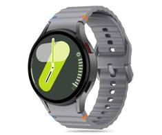 Apyrankė Samsung Galaxy Watch 4 / 5 / 5 PRO / 6 / 7 / FE Tech-Protect silikoninė Sport Crayon pilka