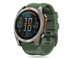 Tech-Protect silikoninė Garmin Fenix 5S / 5S Plus / 6S / 6S Pro / 7S / 8 (43 mm) armijos žalios spalvos
