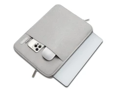 Tech Protect Tech-Protech Sleevy Nešiojamas kompiuteris 13-14 dėklas kompiuteriu pilkos spalvos