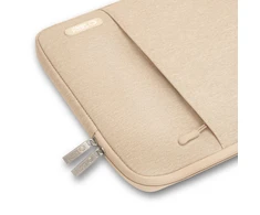 Tech Protect Tech-Protech Sleevy Nešiojamas kompiuteris 15-16 dėklas kompiuteriu latte kavos spalvos