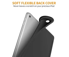 Tech-Protect SmartCase, skirtas iPad 9.7'' 5 / 6 2017-2018 - juoda