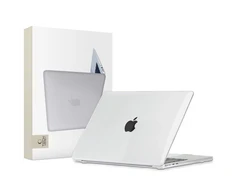 Tech-Protect SmartShell dėklas Apple MacBook Pro 14" M1 / ​​M2 / M3 2021-2023 – skaidrus