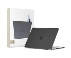 Tech-Protect SmartShell dėklas Apple MacBook Air 13" M2 / M3 / 2022-2024 – matinės juodos spalvos