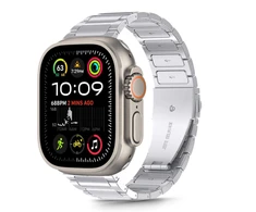 Apyrankė Apple Watch 6 / 7 / 8 / 9 / 10 / SE / Ultra 1 / 2 (44 / 45 / 46 / 49 mm) Tech-Protect Stainless Classic sidabrinis