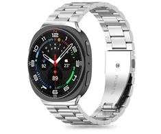 Tech-Protect Stainless Steel apyrankė skirta Samsung Galaxy Watch 40/44/46 mm – sidabro spalvos