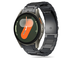 Apyrankė Samsung Galaxy Watch 4 / 5 / 5 PRO / 6 / 7 / FE Tech-Protect Stainless juodas
