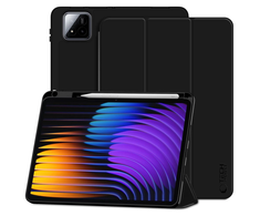 Tech Protect TechProtect SmartCase Pen case for Xiaomi Pad 7 / 7 Pro – dėklas planšetiniam kompiuteriui juodos spalvos