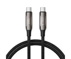 Tech-Protect UB10T Ultraboost USB-C PD240W/QC4.0 kabelis 100cm - Juodas