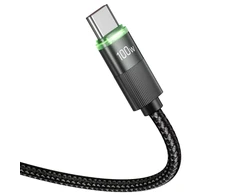 Tech-Protect UB20T Ultraboost USB Type-C laidas PD100W/5A 180cm - Juodas