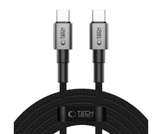 Tech-Protect UltraBoost DNA USB-C PD100W/5A kabelis 300cm – pilkas