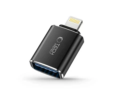 Adapteris Ligtning į USB OTG Tech-Protect Ultraboost juodos spalvos