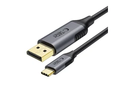 Tech-Protect UltraBoost USB-C prie DisplayPort 1.4 8K 60Hz kabelis 180cm - Juodas