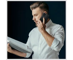 Tech-Protect atverčiamas Motorola Edge 50 NEO dėklas telefonui juodos spalvos