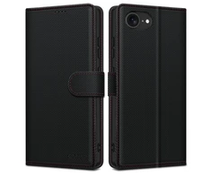 Dėklas Tech-Protect Wallet Case for iPhone 16e / 17e - Juodas
