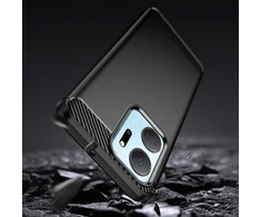 Telefono dėklas Hurtel Carbon Case silicone, skirtas Honor Play 40 Plus / Honor X7a