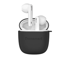 Tronsmart ausinių dėklas, silikoninis dėklas, skirtas Tronsmart Onyx Ace Pro / Onyx Ace ausinėms juodas