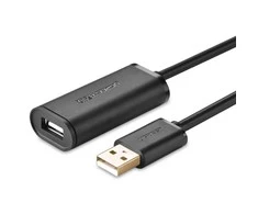 USB 2.0 UGREEN US121 laidas su signalo stiprintuvu 20m