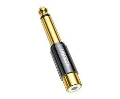 Adapteris 6.35mm kištukas - RCA lizdas AV169 UGREEN