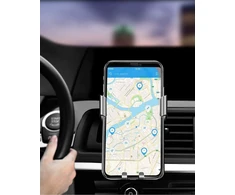 Ugreen automobilinis gravitacinis laikiklis ventiliacijos grotelėms, pilkos spalvos (50564)