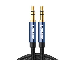 UGREEN mini lizdas 3.5 mm AUX kabelis 1.5 m mėlynas