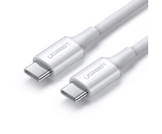 Laidas USB-C kištukas į USB-C kištukas 2.0 UGREEN US300, 2m (baltas)