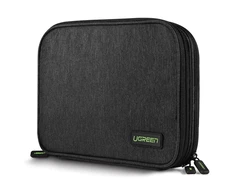 Ugreen case box for hard drive HDD SSD phone kabeliss accessories 24.5 x 17.5 x 5 cm pilkos spalvos (50147 LP149)